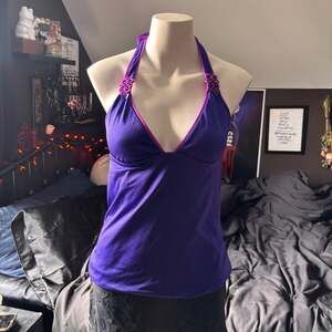 BECCA by Rebecca Virtue Tankini Set Halter Neck medium